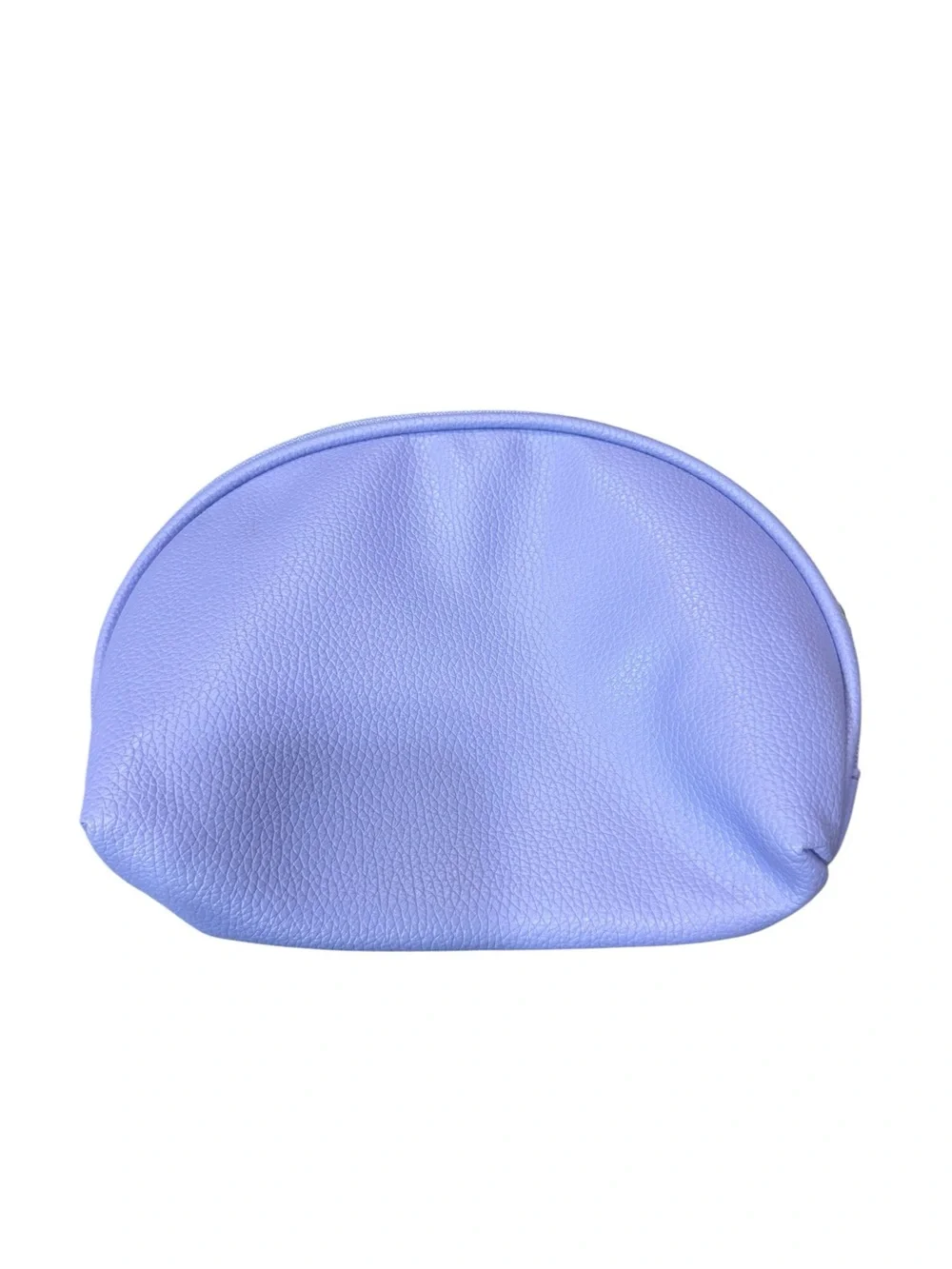 Dolce & Gabbana Lilac Leather Cosmetic Case with Gold Zipper